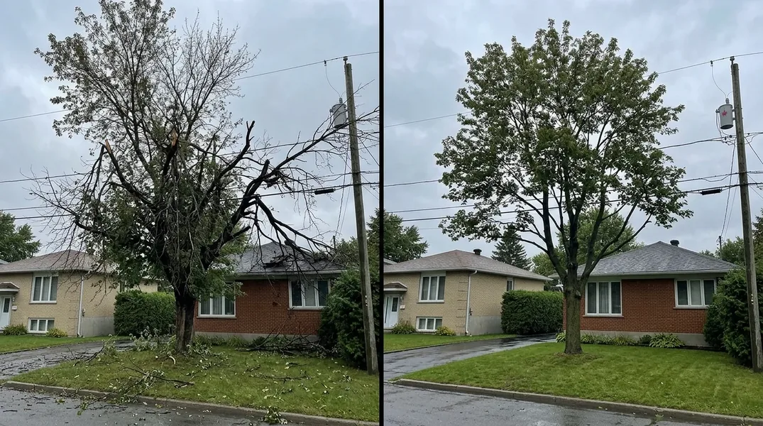 Émonder ou abattre : comment trancher pour un vieil arbre à Repentigny