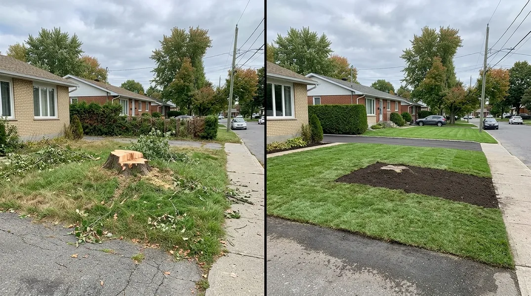 Arbres près des fils électriques à Repentigny : qui fait quoi