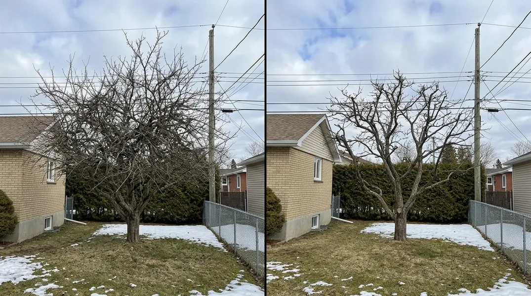 Verglas et vents d'hiver : préparer ses arbres avant la saison à Repentigny