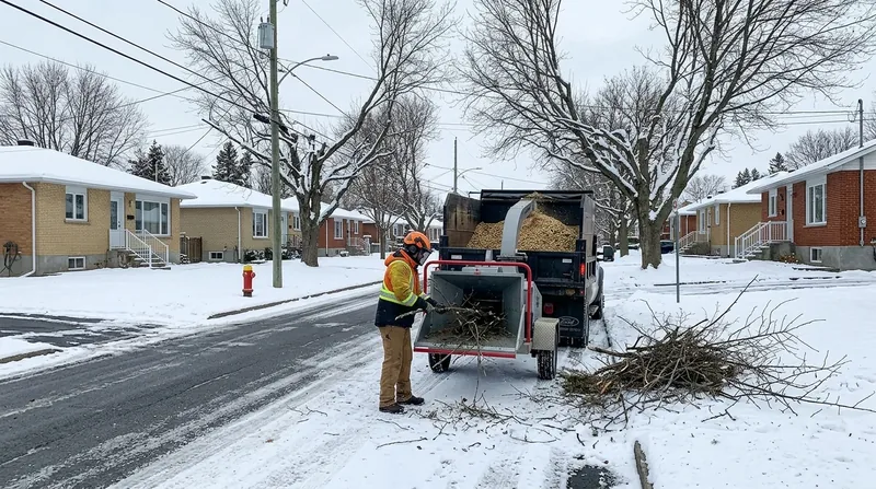Déchiquetage de branches Repentigny