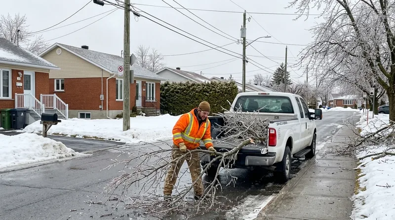 Nettoyage après tempête et verglas Repentigny